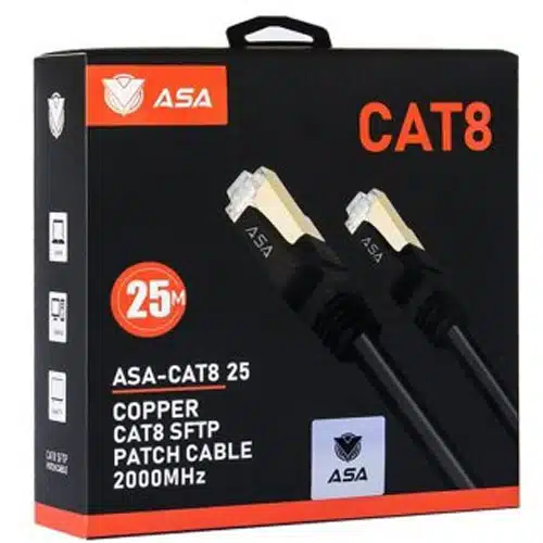 سلك شبكه 25 متر CABLE CAT8 ASA WI-FI