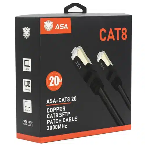 سلك شبكه 20 متر CABLE CAT8 ASA WI-FI