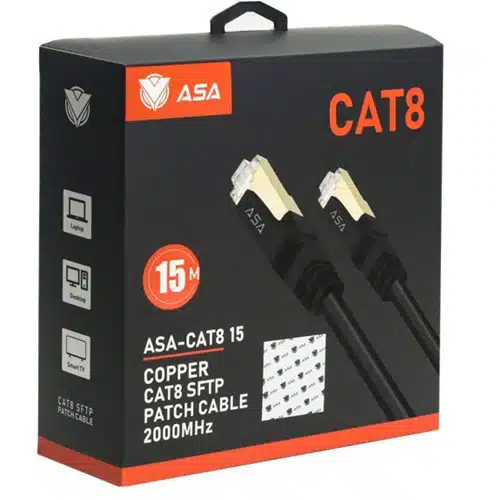 سلك شبكه 15 متر CABLE CAT8 ASA WI-FI