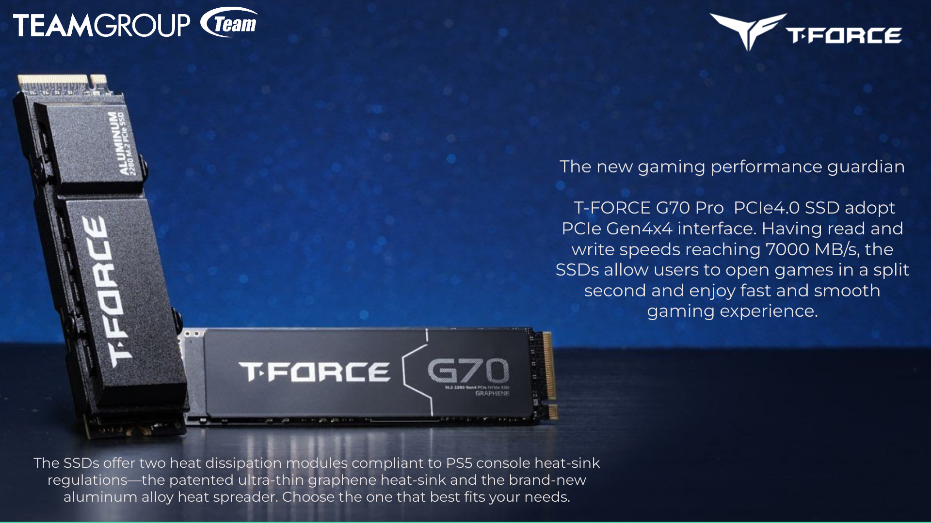 T force SSD....